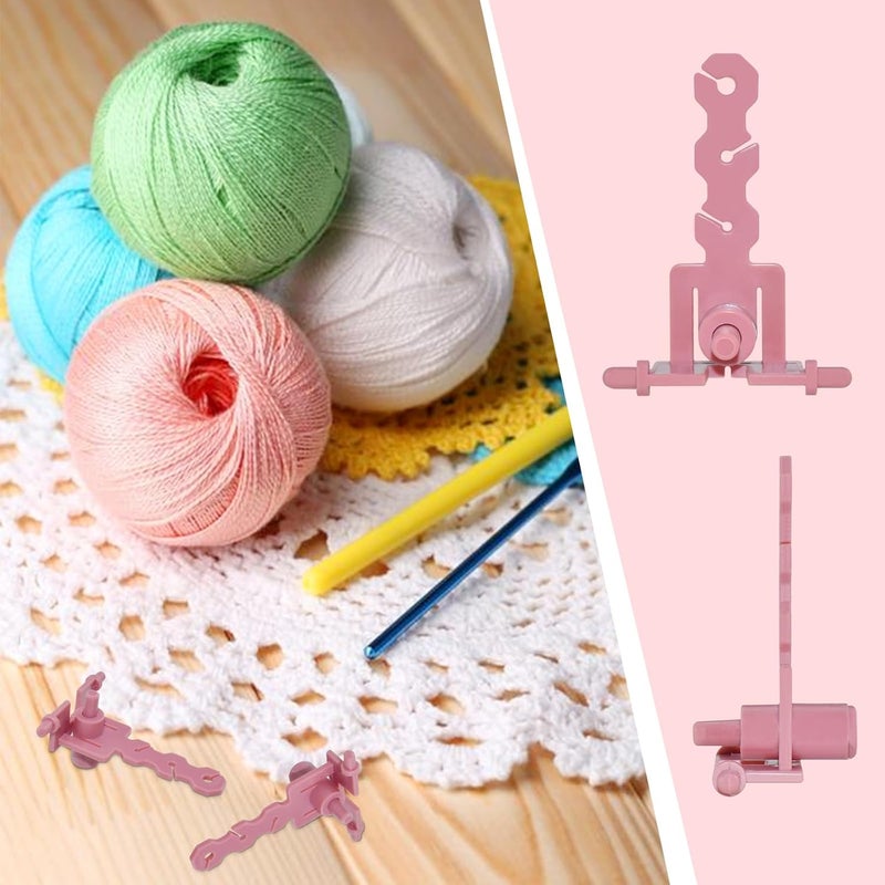 MARRTEUM 3Pcs Knitting Machines Tensioner, Stable Knit Replacement Tension Rod Adapter Accessories Compatible with Sentro 22 32 40 48 Knitting Machines (Pink) - Image 5